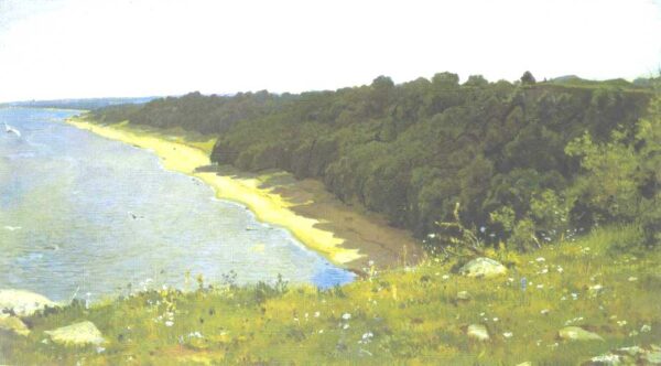 Seacoast by Ivan Shishkin, hand-painted oil painting reproduction