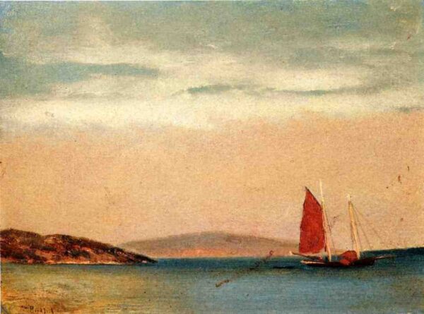 Seascape by William Bradford, hand-painted oil painting reproduction