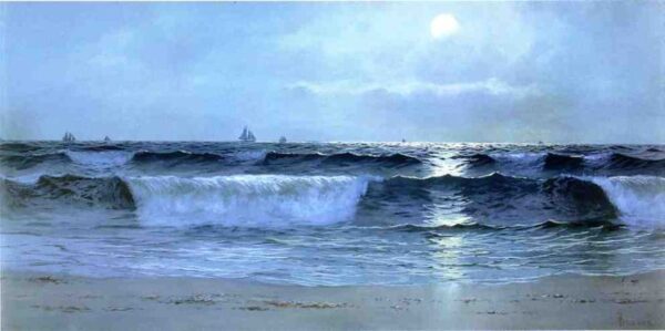Seascape by Alfred Thompson Bricher, hand-painted oil painting reproduction