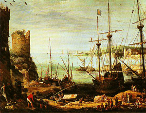 Seascape by Paul Bril, hand-painted oil painting reproduction