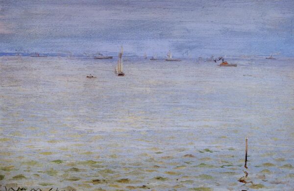 Seascape by William Merritt Chase, hand-painted oil painting reproduction
