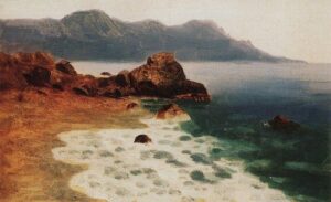 Seashore 1885 1890 by Arkhip Kuindzhi, hand-painted oil painting reproduction