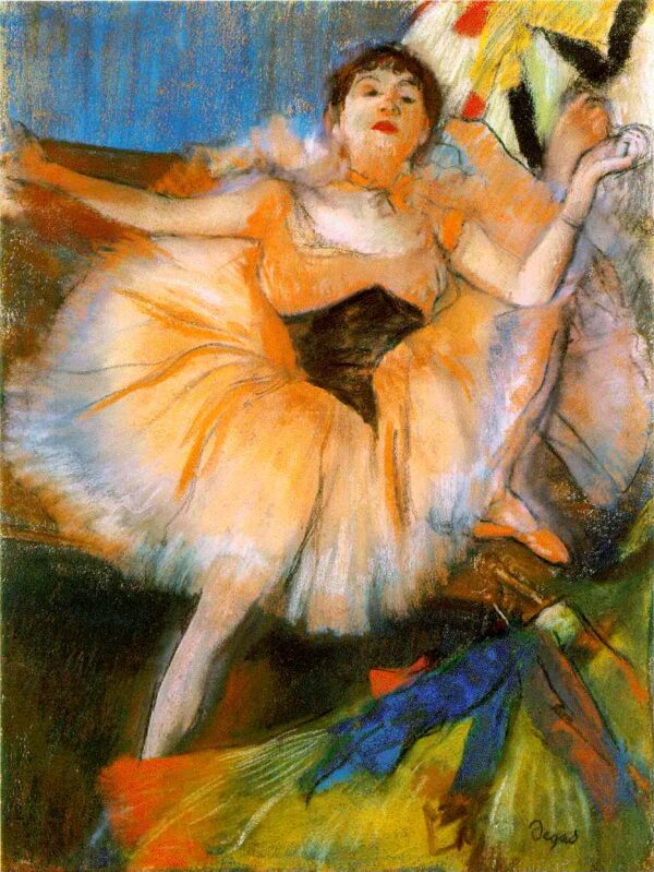 Seated Dancer by Edgar Degas, hand-painted oil painting reproduction