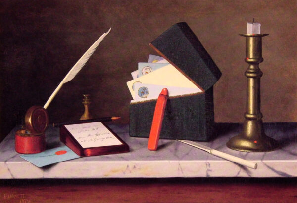 Secretary’s Table by William Michael Harnett, hand-painted oil painting reproduction
