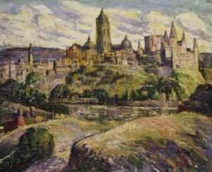 Segovia by Ernest Lawson, hand-painted oil painting reproduction