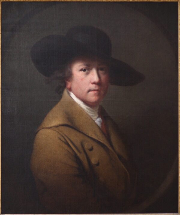 Self-Portrait by Joseph Wright, hand-painted oil painting reproduction