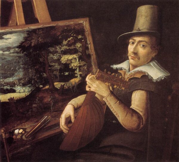 Self-Portrait by Paul Bril, hand-painted oil painting reproduction