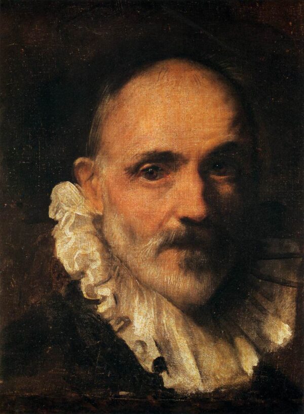 Self-Portrait by Federico Fiori Barocci, hand-painted oil painting reproduction