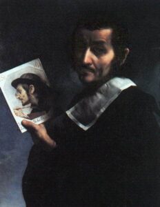 Self-Portrait by Carlo Dolci, hand-painted oil painting reproduction