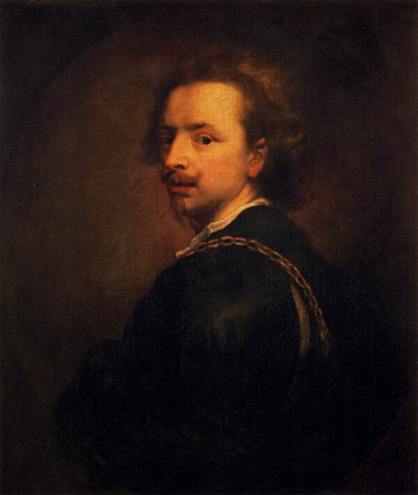 Self-Portrait by Sir Anthony van Dyck, hand-painted oil painting reproduction