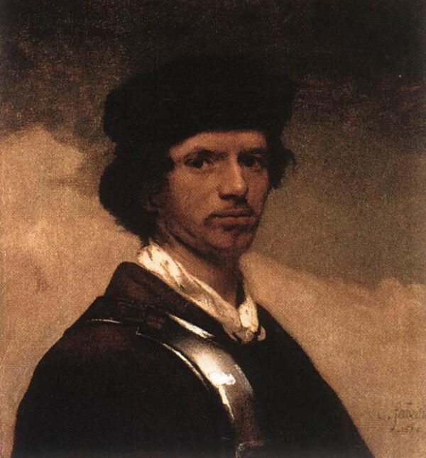 Self-Portrait by Carel Fabritius, hand-painted oil painting reproduction