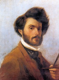 Self-Portrait by Giovanni Fattori, hand-painted oil painting reproduction