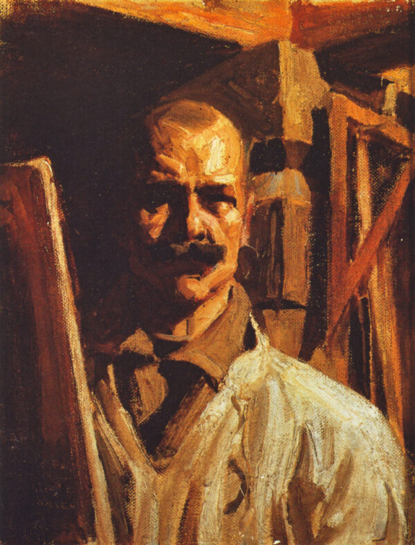 Self-Portrait by Akseli Gallen-Kallela, hand-painted oil painting reproduction