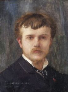 Self-Portrait by Jules Bastien-Lepage, hand-painted oil painting reproduction