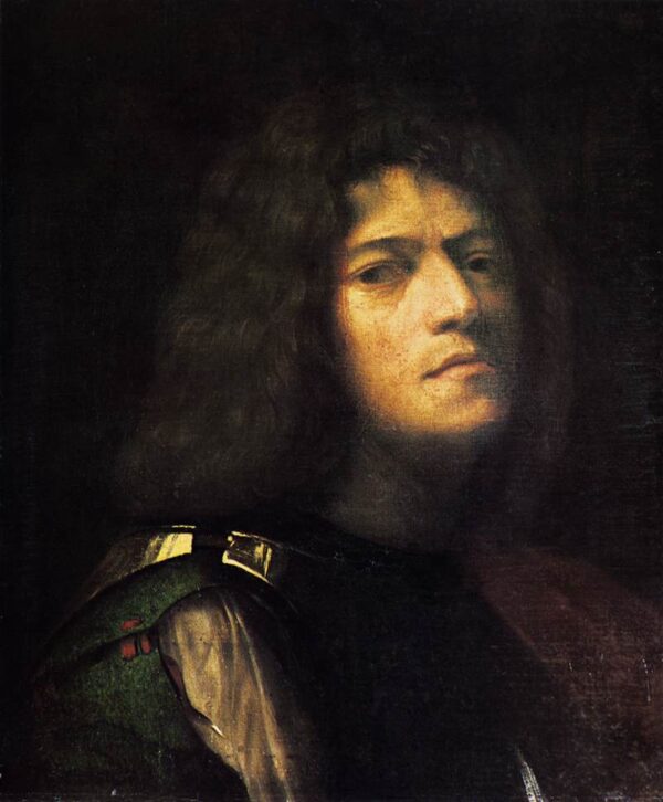 Self-Portrait by Giorgione, hand-painted oil painting reproduction