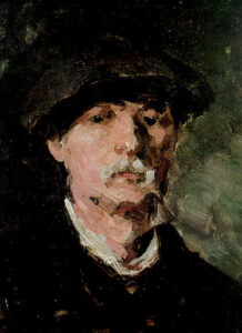 Self-Portrait by Nicolae Grigorescu, hand-painted oil painting reproduction