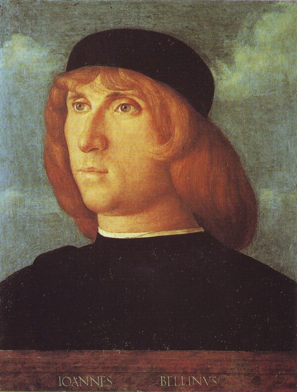 Self-Portrait by Giovanni Bellini, hand-painted oil painting reproduction
