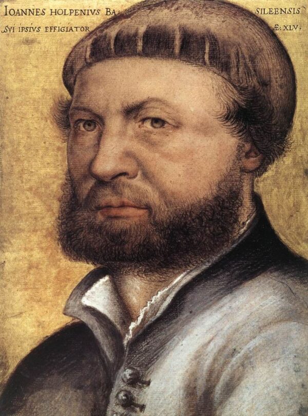 Self-Portrait by Hans Holbein the Younger, hand-painted oil painting reproduction