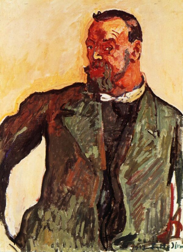 Self-Portrait by Ferdinand Hodler, hand-painted oil painting reproduction