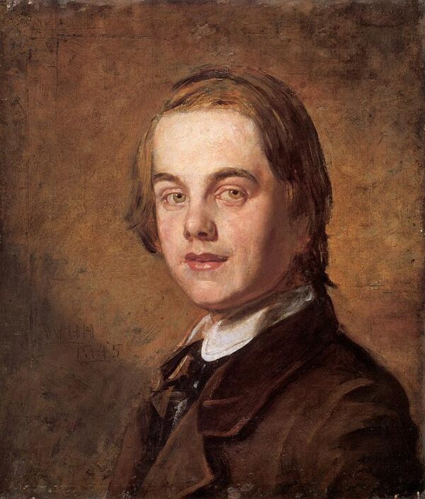 Self-Portrait by William Holman Hunt, hand-painted oil painting reproduction