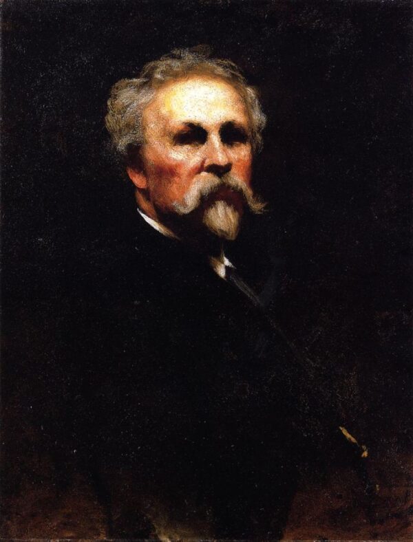 Self-Portrait by Eastman Johnson, hand-painted oil painting reproduction