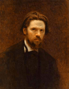 Self-Portrait by Ivan Nikolaevich Kramskoy, hand-painted oil painting reproduction