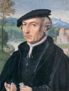 Self-Portrait by Simon Bening, hand-painted oil painting reproduction