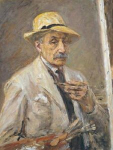 Self-Portrait by Max Liebermann, hand-painted oil painting reproduction