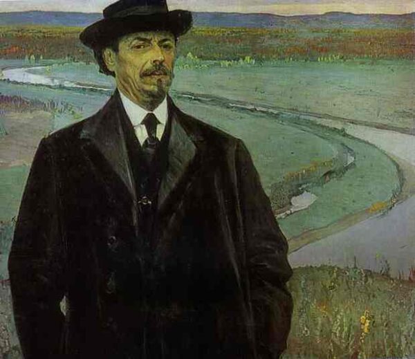 Self-Portrait by Mikhail Nesterov, hand-painted oil painting reproduction