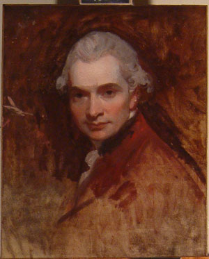 Self-Portrait by George Romney, hand-painted oil reproduction