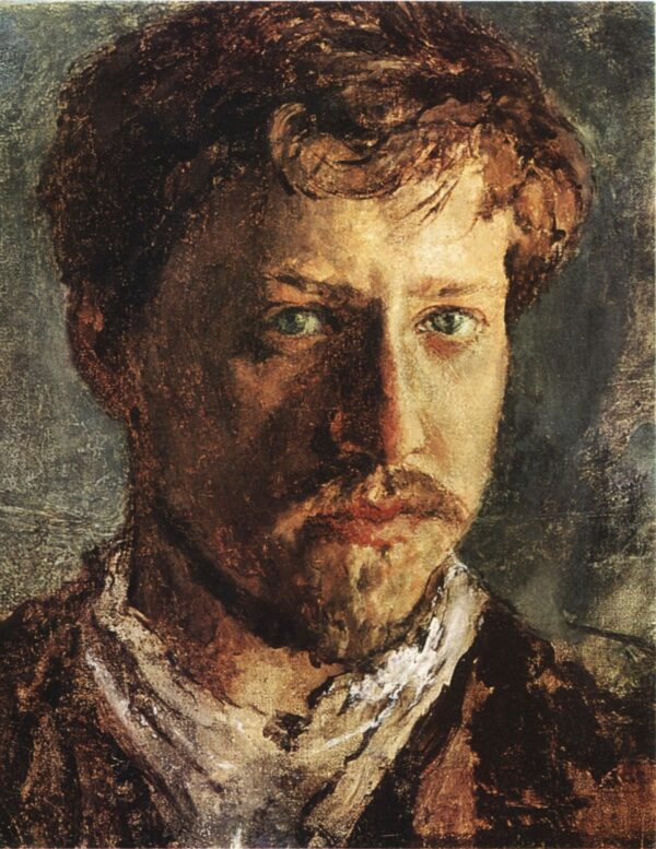 Self-Portrait by Valentin Alexandrovich Serov, hand-painted oil painting reproduction