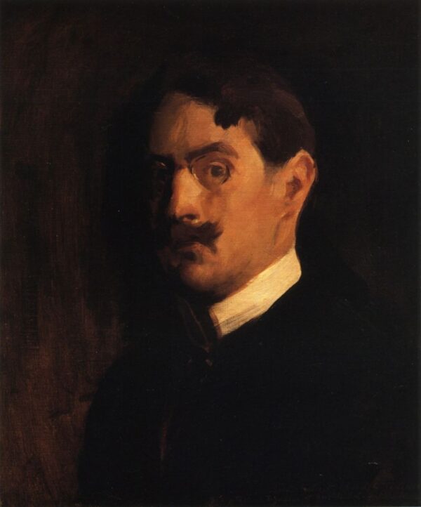 Self-Portrait by Edmund Tarbell, hand-painted oil painting reproduction