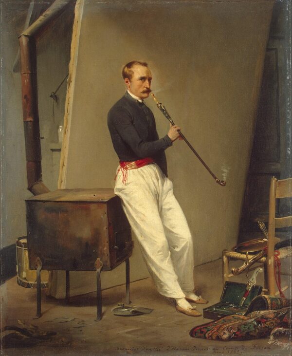 Self-Portrait by Horace Vernet, hand-painted oil painting reproduction