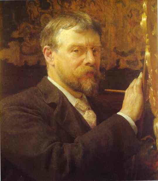 Self-Portrait by Lawrence Alma-Tadema, hand-painted oil reproduction