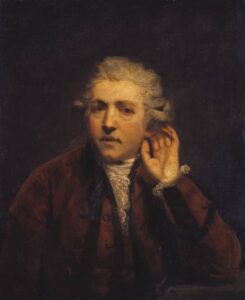 Self-Portrait As A Deaf Man by Joshua Reynolds, hand-painted oil painting reproduction