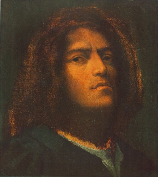 Self-Portrait II by Giorgione, hand-painted oil painting reproduction