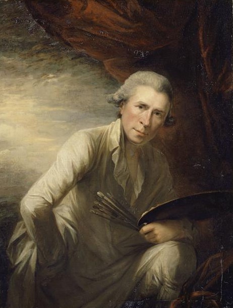 Self-Portrait II by George Romney, hand-painted oil reproduction