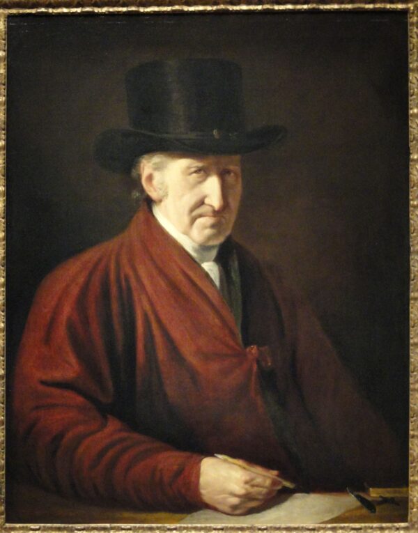 Self-Portrait II by Benjamin West, hand-painted oil painting reproduction