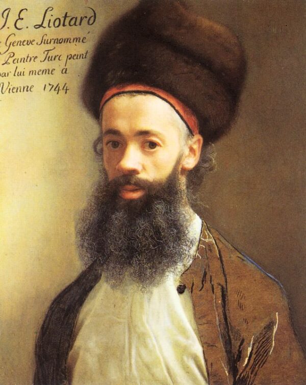 Self-Portrait II by Jean-Étienne Liotard, hand-painted oil painting reproduction