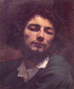 Self-Portrait at Age 30 by Gustave Courbet, hand-painted oil painting reproduction