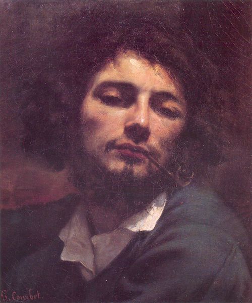 Self-Portrait at Age 30 by Gustave Courbet, hand-painted oil reproduction