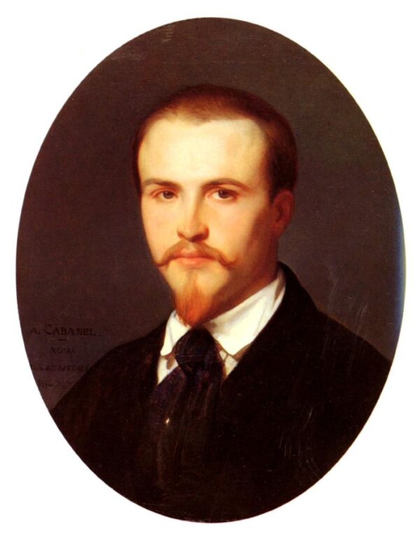 Self Portrait b by Alexandre Cabanel, hand-painted oil painting reproduction