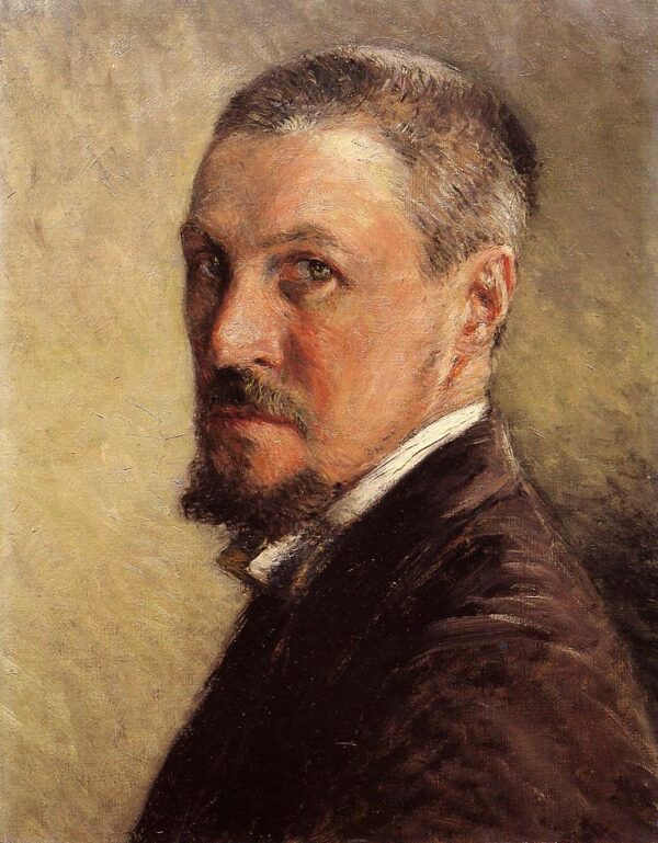 Self Portrait b by Gustave Caillebotte, hand-painted oil painting reproduction