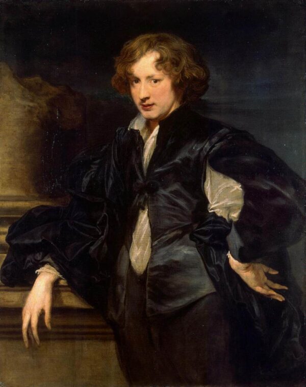 Self-Portrait b by Sir Anthony van Dyck, hand-painted oil painting reproduction