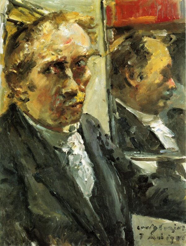 Self-Portrait c by Lovis Corinth, hand-painted oil painting reproduction