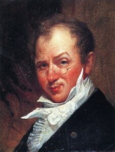 Self-Portrait in Colonial Dress by David Johnson, hand-painted oil painting reproduction