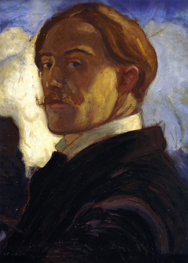 Self Portrait by Charles Conder, hand-painted oil painting reproduction