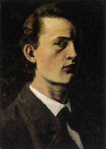 Self Portrait by Edvard Munch, hand-painted oil painting reproduction