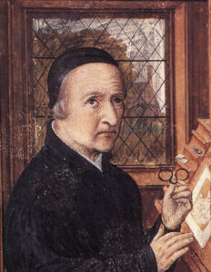 Self Portrait 1550 by Simon Bening, hand-painted oil painting reproduction