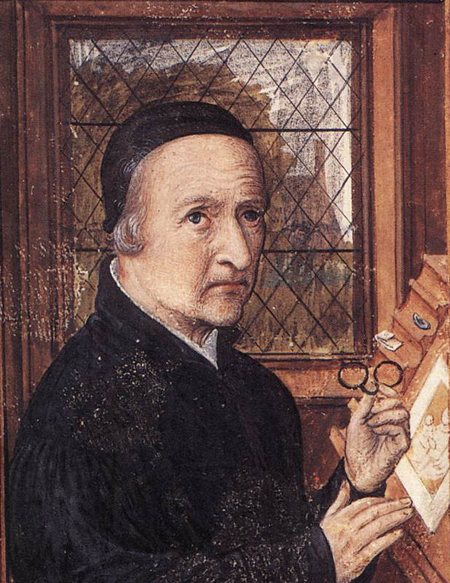 Self Portrait 1550 by Simon Bening, hand-painted oil reproduction